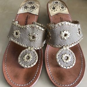 Jack Rogers Wedge Hampton Sandals size 7